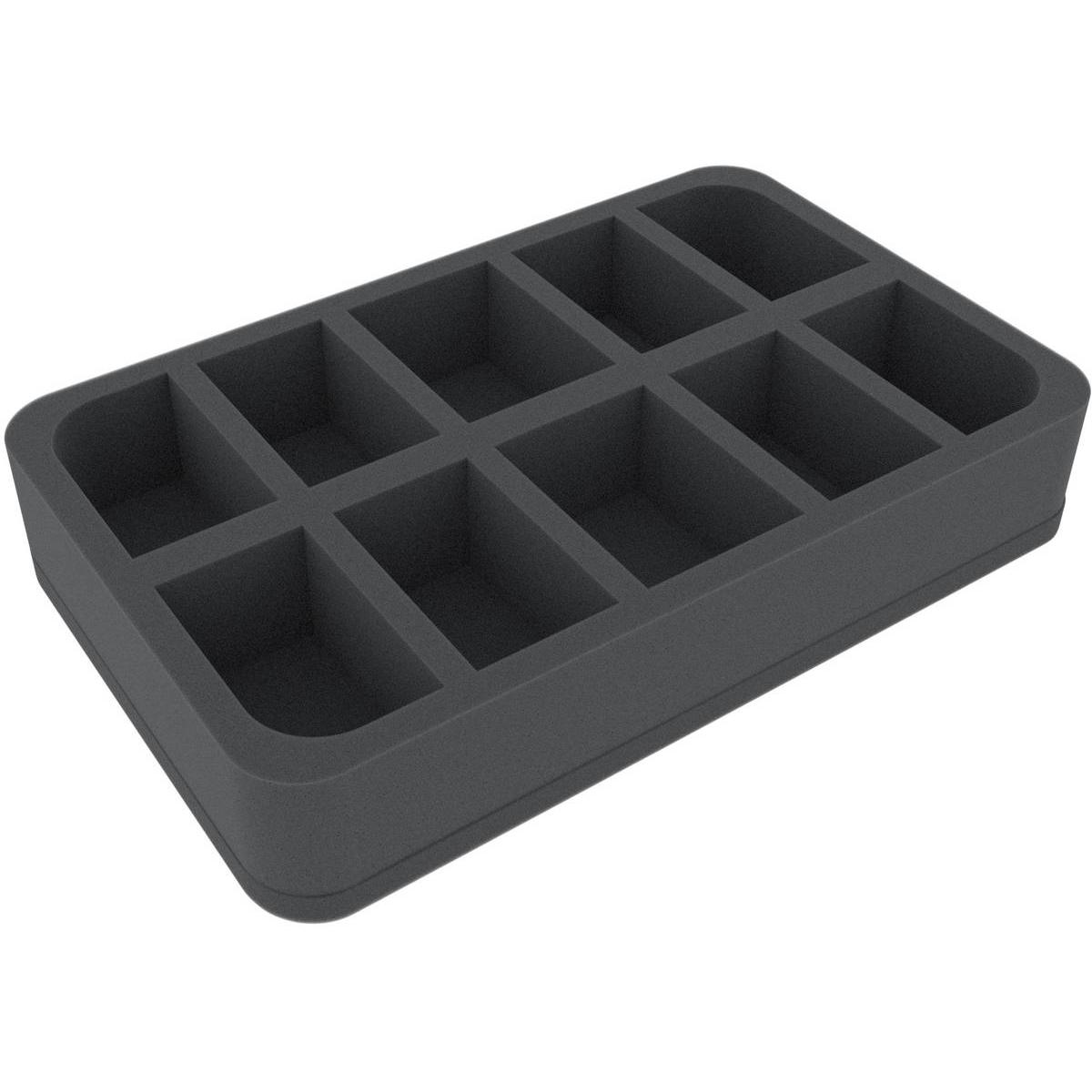 Feldherr HS050A005 - Inserto in schiuma per Guild Ball - 10 scomparti (Schiuma solida)