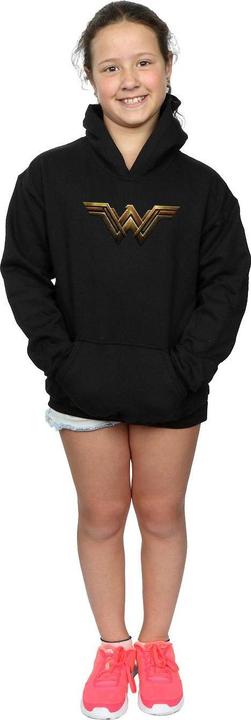 Immagine prodotto Justice League Movie Wonder Woman Emblem Felpa con Cappuccio Ragazze (152, 158)