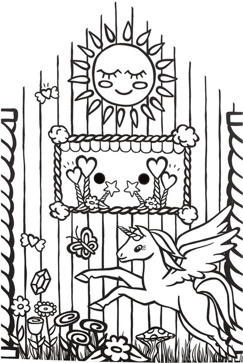 Actual product image Fellowes Playhouse BANKERS BOX 1232401 Unicorn 121x97x81cm