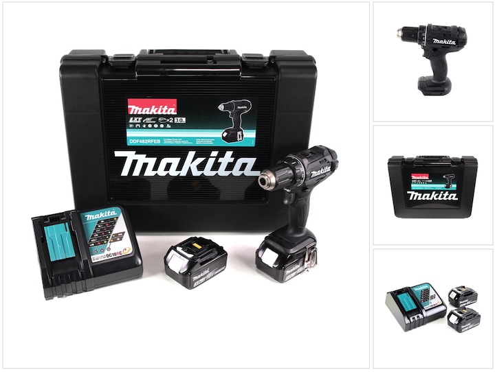 Immagine prodotto Makita DDF482RFEB Trapano avvitatore a batteria (Batteria ricaricabile)