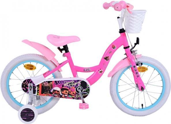 L.O.L. Surprise! Bicicletta per bambini Surprise da 16 pollici rosa: sicurezza, comfort e divertimento in un (16")