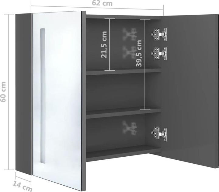 Produktbild vidaXL Sigurd (62 x 14 x 60 cm)