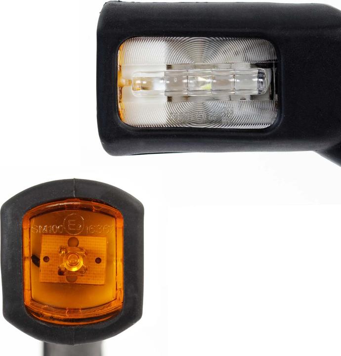 Produktbild Wiltec 2x 4 LED Seitenleuchte eckig 12V Positionsleuchte Begrenzungsleuchte KFZ