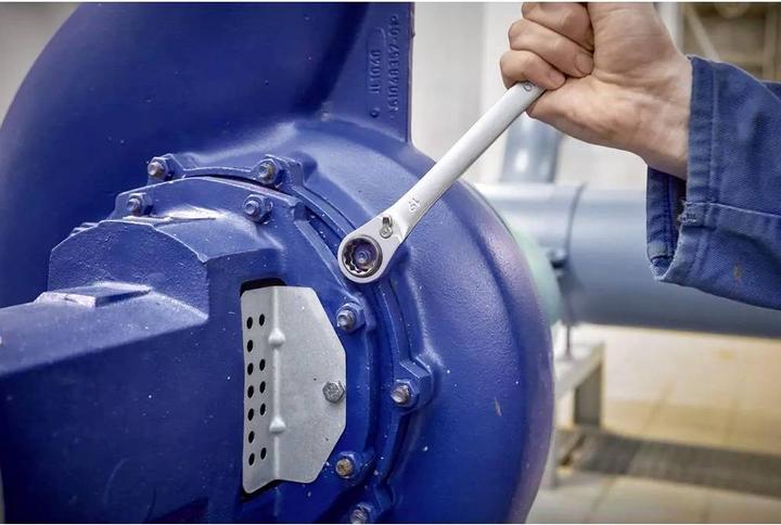 Actual product image Wiha 45421 Double ratchet ring spanner 10 - 19 mm (19 mm, 10 mm, 17 mm, 13 mm)