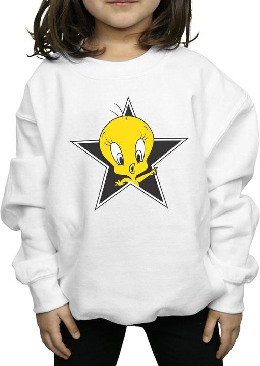 Produktbild Looney Tunes Tweety Pie Star Sweatshirt Mädchen (116)