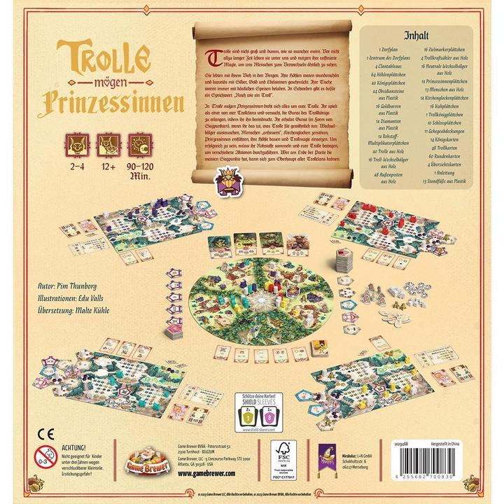 Actual product image Mirakulus Trolls like princesses (German, 2 - 4 Players)