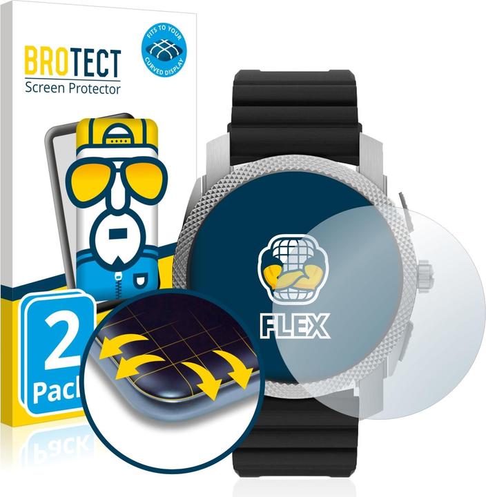 Productafbeelding BROTECT Volledig bedekkende screen protector (Gen 6 hybride machine (45mm))
