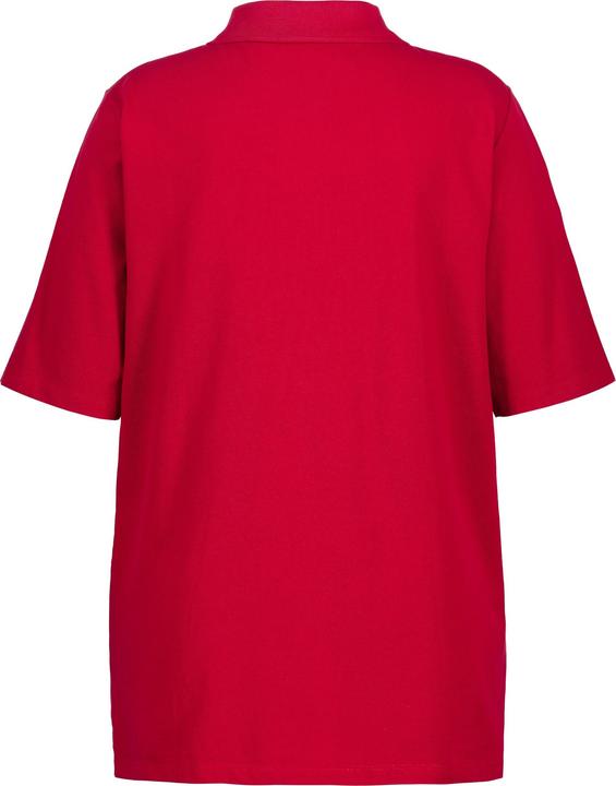 Image du produit Ulla Popken Polo en maille piquée. Patte de boutonnage en velours. Manches courtes (60)