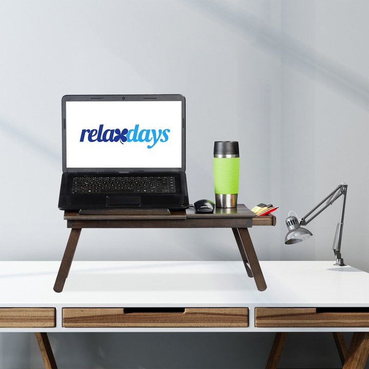 Immagine prodotto Relaxdays Tavolino da letto pieghevole