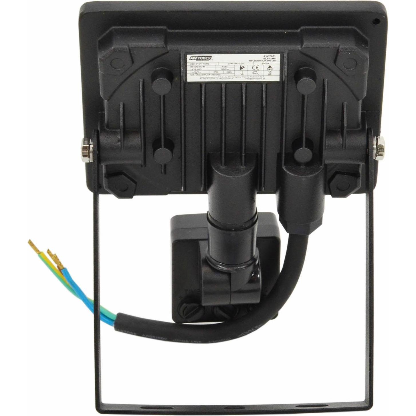 Awtools, Illuminazione officina, Schlanker LED-Strahler 50W mit Bewegungsfunktion