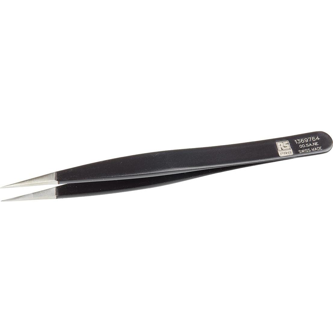 Rs Pro, Pinzette, ESD epoxy coated tweezers straight 120mm