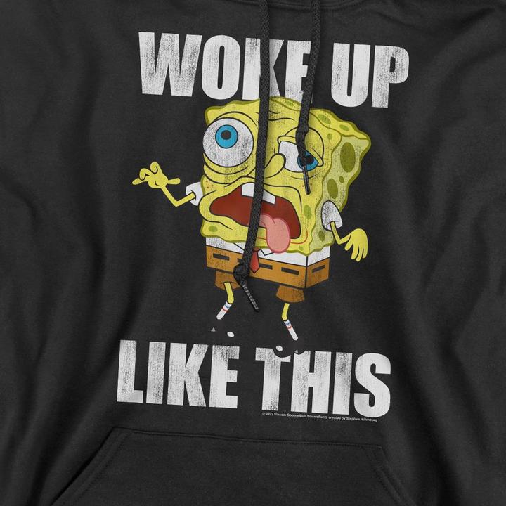 Produktbild Spongebob Squarepants Woke Up Like This Meme Kapuzenpullover (S)