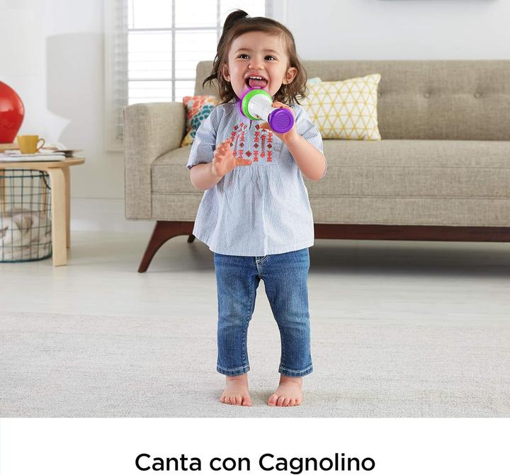 Actual product image Fisher-Price Laugh & Learn Rock & Record Microphone (Italian)