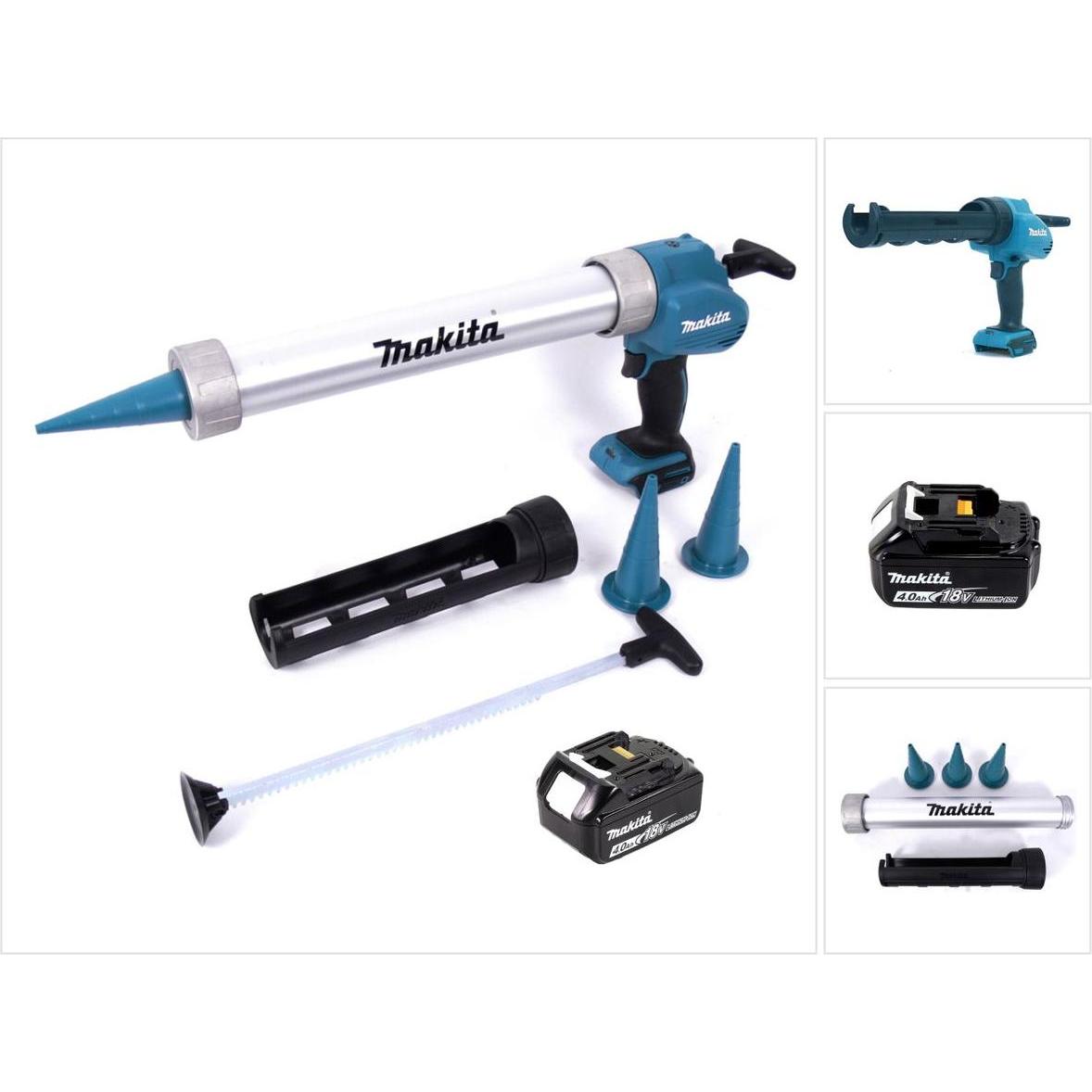 Makita, Kartuschenpistole + Fettpresse, DCG 180 M1X Akku Kartuschenpistole 18 V + 1x Akku 4,0 Ah - ohne Ladegerät