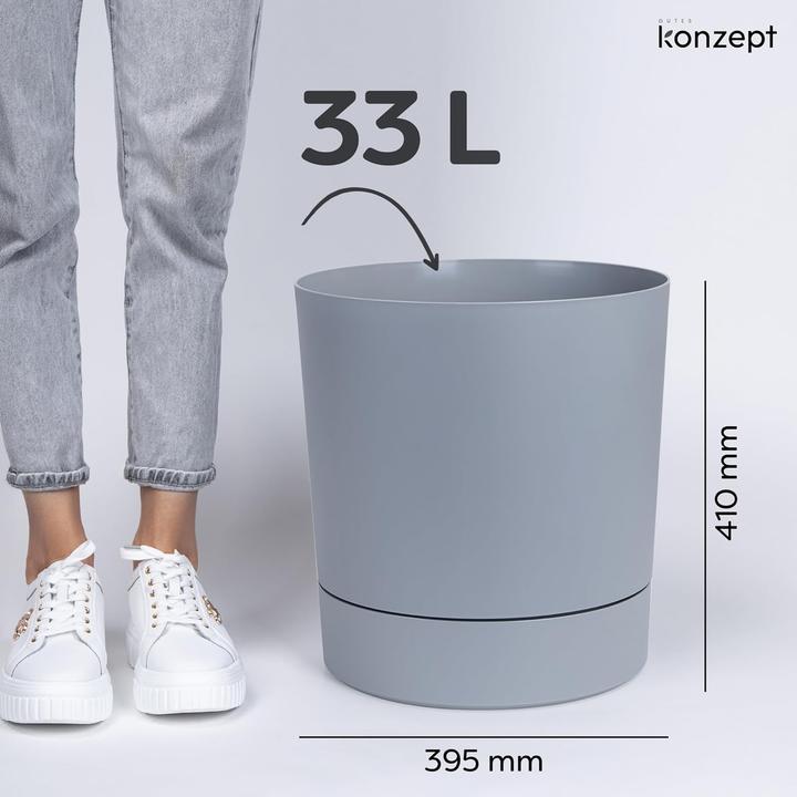 Produktbild Konzept Grosser Blumentopf mit Untersetzer