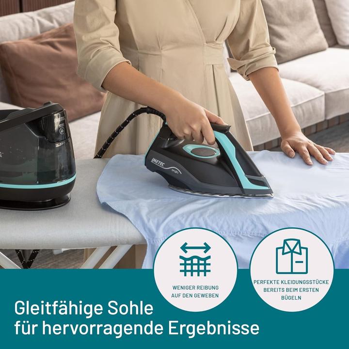 Immagine prodotto Imetec Onda sistema stirante con piastra a onde brevettata, 2400 W (2400 W, 300 g/min)