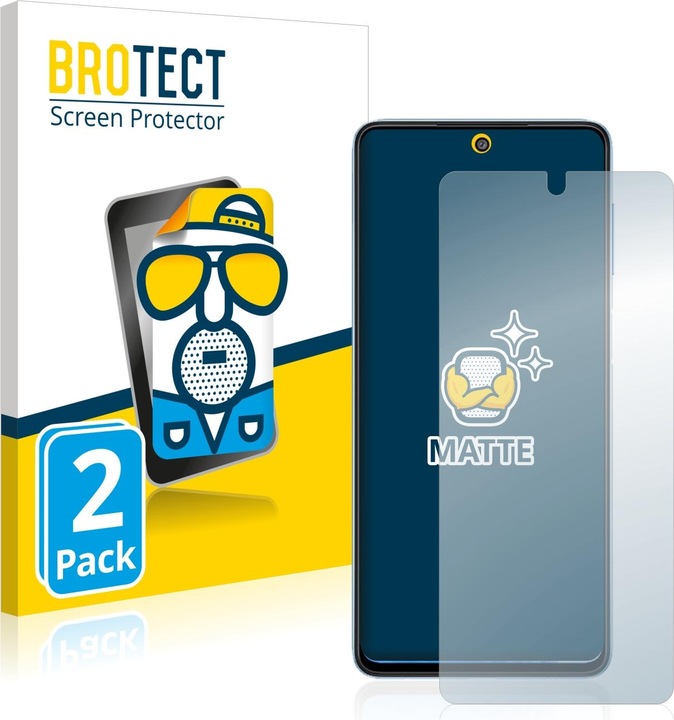 Actual product image BROTECT Anti-glare screen protector matt (2 Piece, Samsung Galaxy M52 5G)