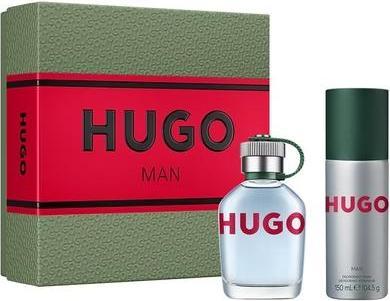 Actual product image Hugo Boss Hugo Man Eau De Toilette 75ml And Deodorant Spray 150ml (Eau de toilette, 225 ml)