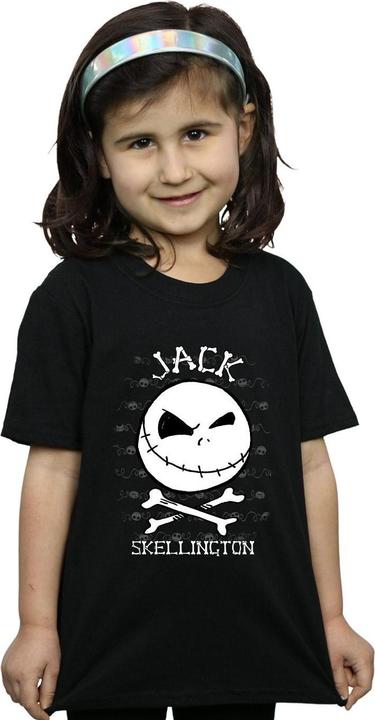 Produktbild Disney Nightmare Before Christmas Jack Face TShirt Mädchen (152, 158)