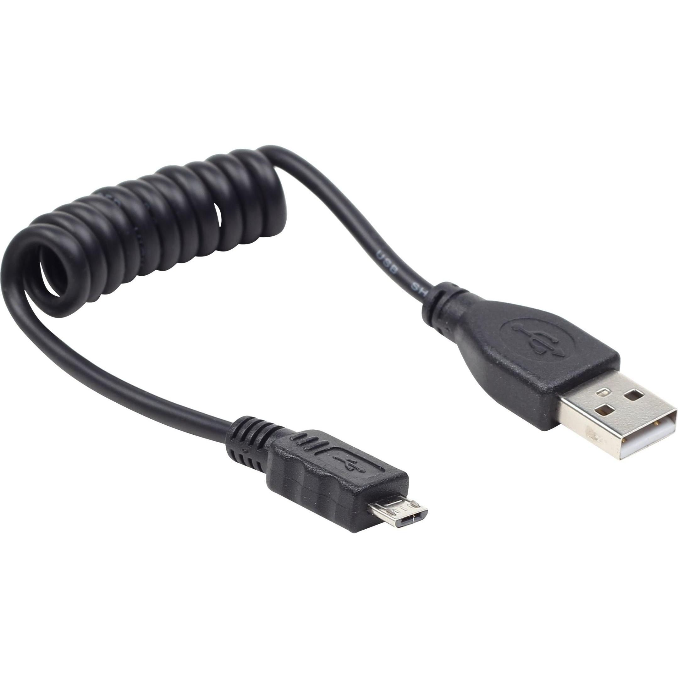 Gembird CC-MUSB2C-AMBM-0.6 (0.60 m, USB 2.0), Cavo USB