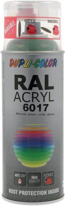 Actual product image Dupli-Color Glossy acrylic paint RAL 6017 may green (May green, 0.40 l)