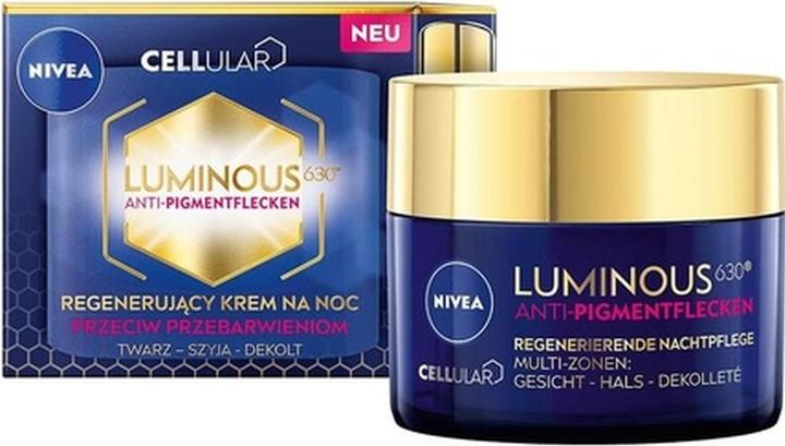 Actual product image NIVEA Cellular Luminous630 Anti-Pigmentflecken Nachtcreme (50 ml, 24h cream)