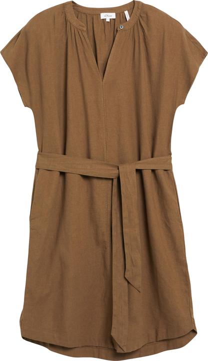 Produktbild s.Oliver Leinenmix-Kleid mit Eingrifftaschen (40)