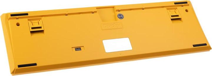 Actual product image Ducky One 3 yellow gaming keyboard, RGB LED - MX blue (DE, Cable)
