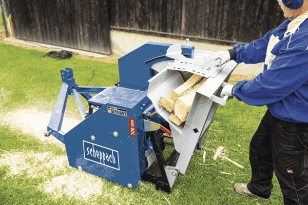 Actual product image Scheppach - Wippsäge kw-ze 7, 400V 50Hz 5200W - Antrieb Motor & Gelenkwelle - 700mm