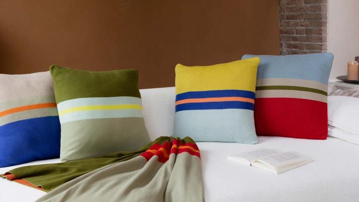 Actual product image Remember Knitted cotton blanket Basil (180 x 130 cm)