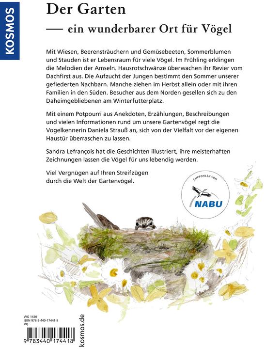 Image du produit Kosmos Gartenvögel (Allemand, Daniela Strauss, 2022)