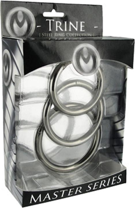 Produktbild Master Series Trine - Steel Cockring Collection (4 cm)