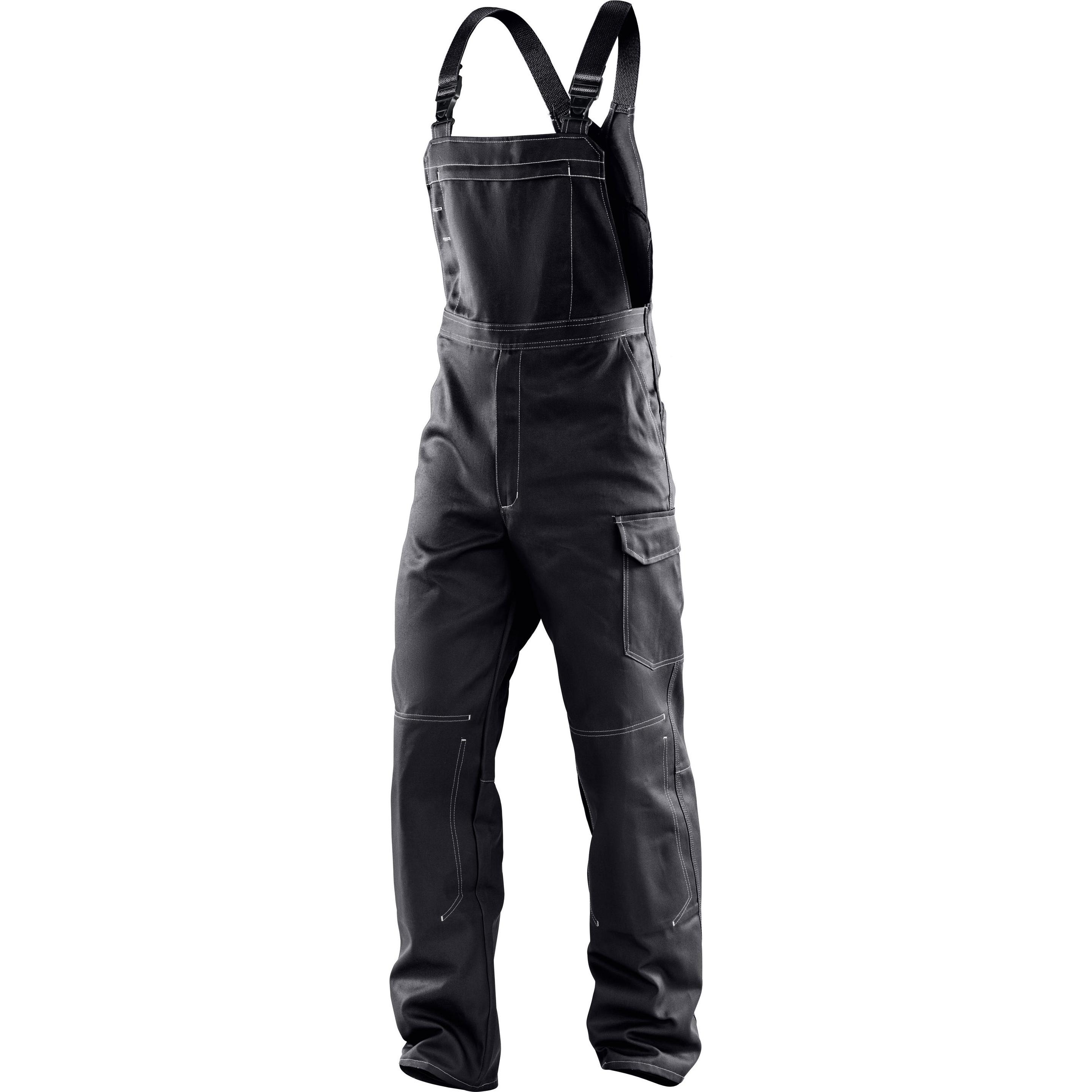 Kübler, Arbeitshose, Organiq Latzhose Schwarz 26 (26)