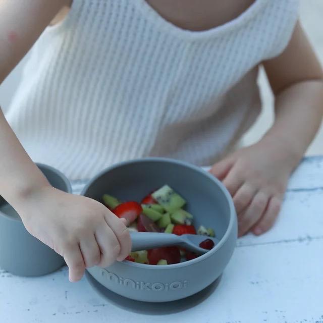 Image du produit Minikoioi BLW Set I Bol avec couvercle + cuillère + gobelet