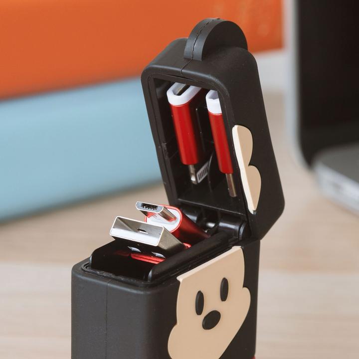 Produktbild PowerSquad Mickey Mouse Flip Retractable Cable (0.60 m, USB 3.2 Gen 1)
