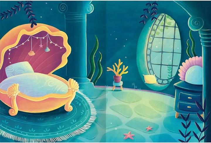 Produktbild Erstes Stickern Metallic – Meerjungfrauen