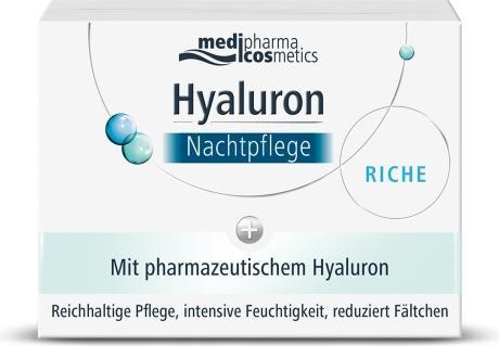 Image du produit Medipharma cosmetics Hyaluron soin de nuit riche, 50 ml de crème (50 ml, Crème de nuit)