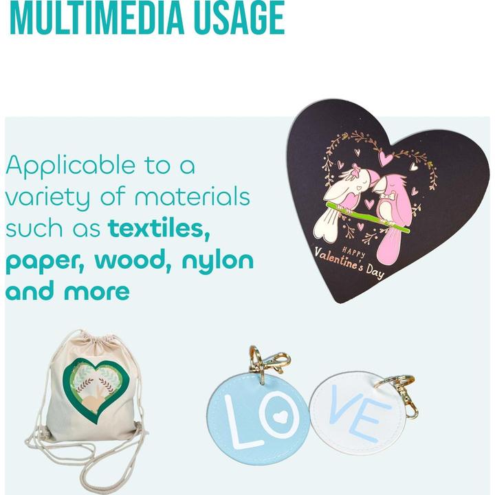 Actual product image Poli-tape Aufbügelfolie Natur A4, mehrfarbig, 5 Stück (140 g/m², 5x)