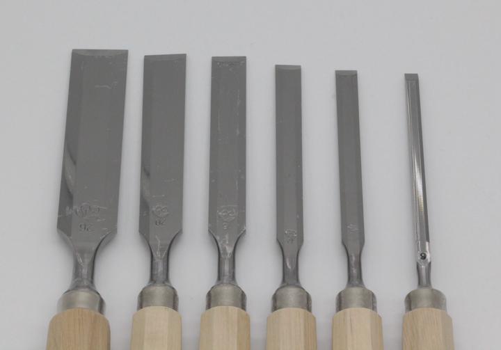 Actual product image Kirschen Chisel set 1112 PT 6 pcs. in plastic bag