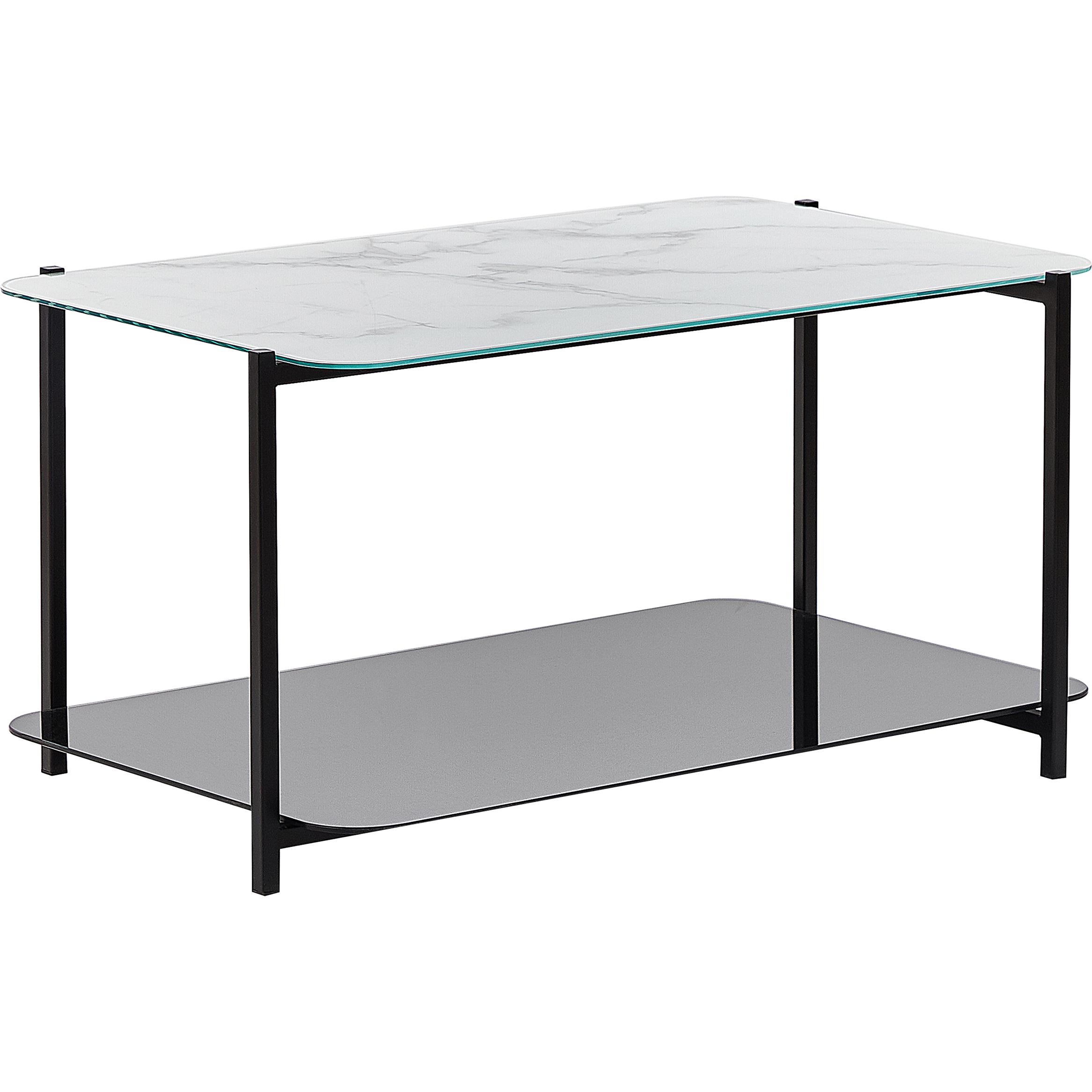 Beliani, Couchtisch + Beistelltisch, Gloster (77 x 47 x 40 cm)
