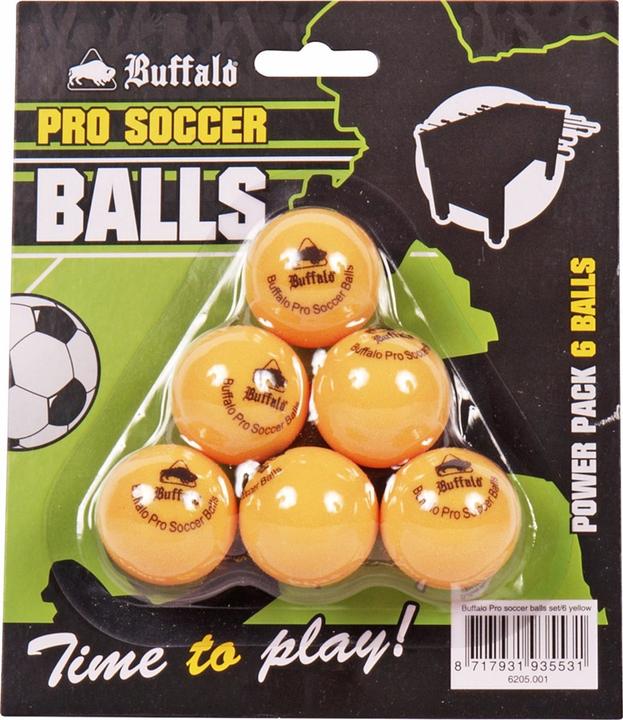 Buffalo Set di Palloni da Calcio Balilla Professionale