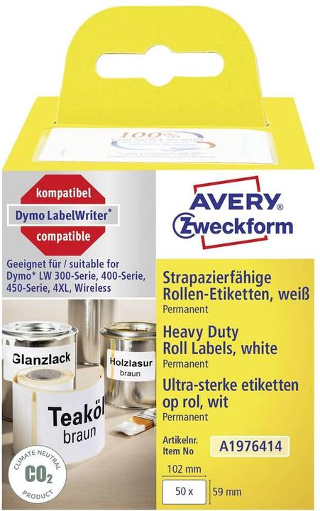 Actual product image Avery Roll labels