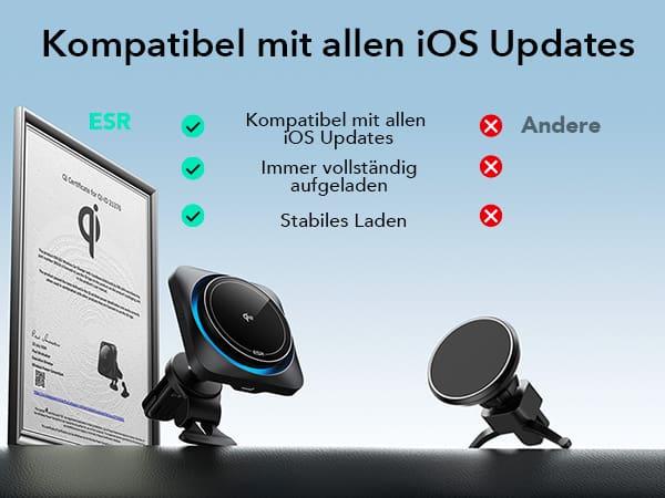 Produktbild ESR HaloLock CryoBoost MagSafe Car Mount Wireless Charger