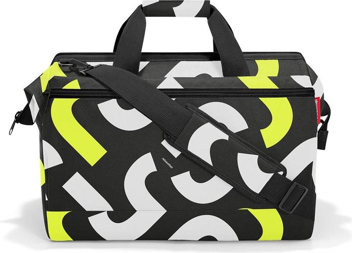 Produktbild reisenthel Allrounder L Pocket Bold Signature Yellow – Vielseitige Doktortasche für Reise, Arbeit un (Tasche)