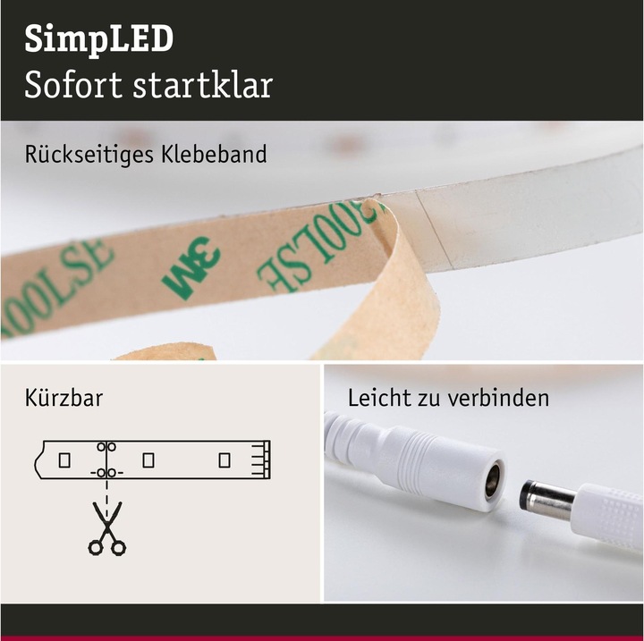 Produktbild Paulmann SimpLED Stripe Set (RGB, 1000 cm, Indoor)