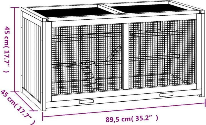 Image du produit vidaXL Hamsterkäfig