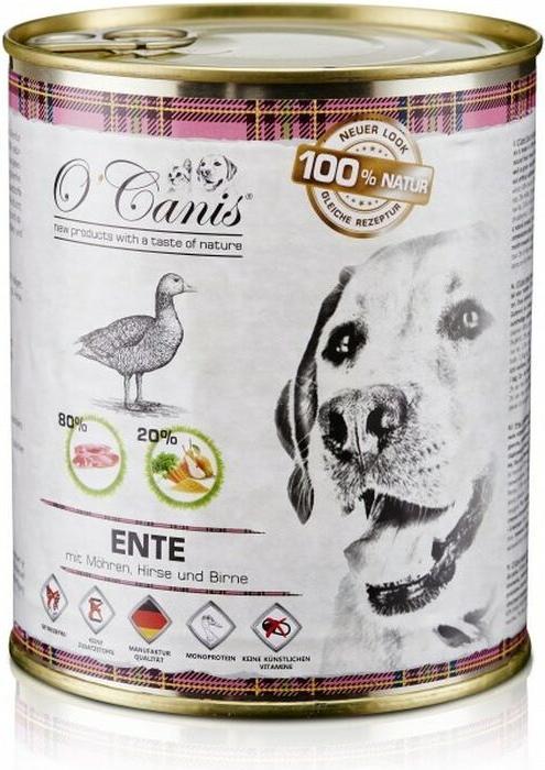 Actual product image O'Canis Canned dog food - Wet food - Duck millet and carrots - 800 g (Senior, 1 pcs., 800 g)