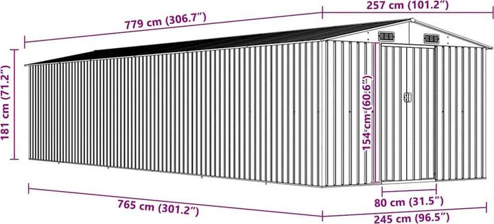 Produktbild vidaXL Gartenlaube