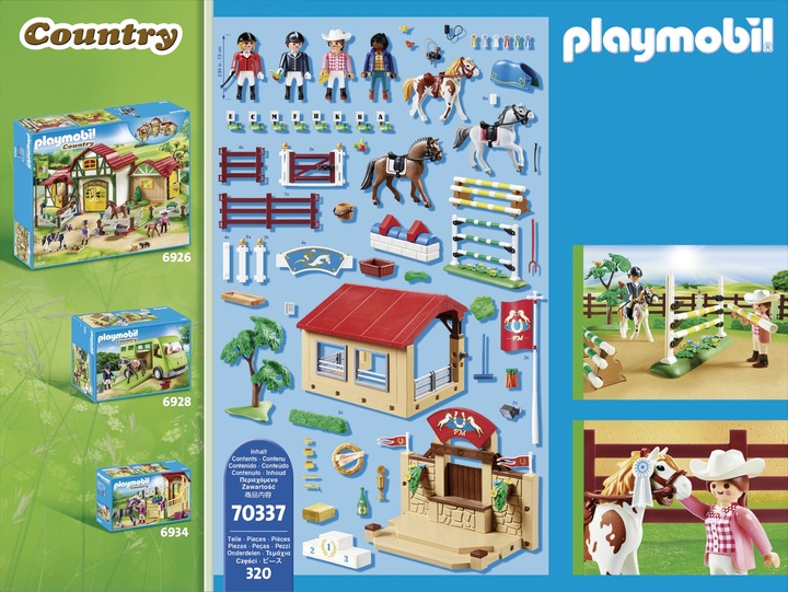 Produktbild Playmobil Reitturnierplatz (70337, Playmobil Country)