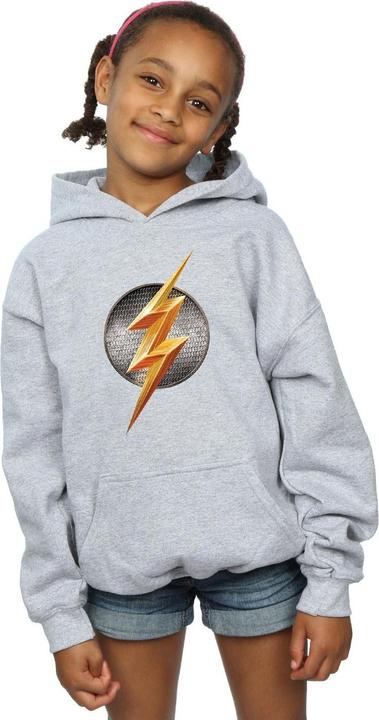 Actual product image Girls Justice League Movie Flash Emblem Hoodie (152, 158)